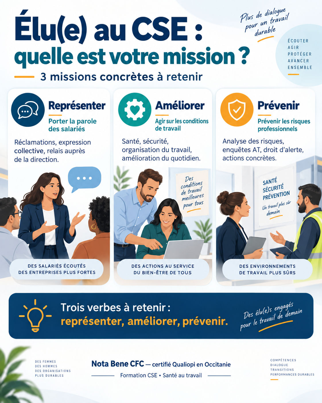 Rôle des Elus du CSE - formation SSCT